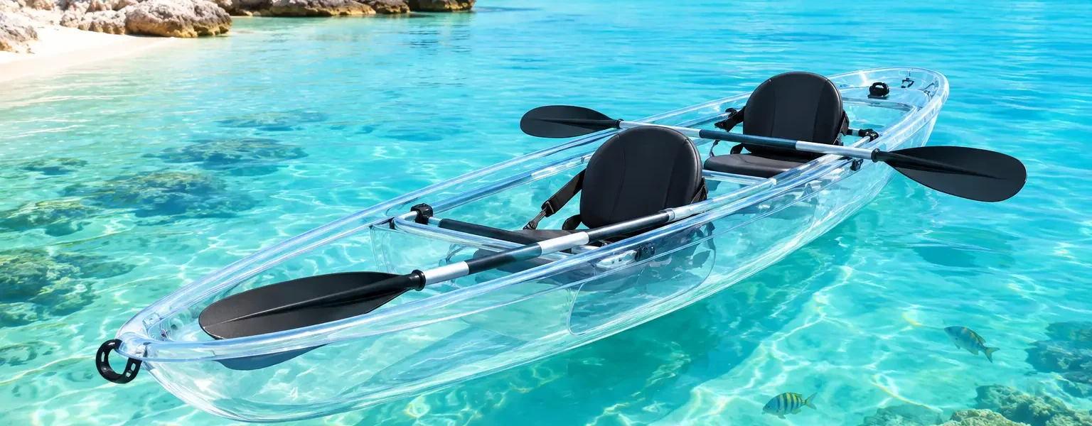 Transparent Kayak Rental in Turks and Caicos