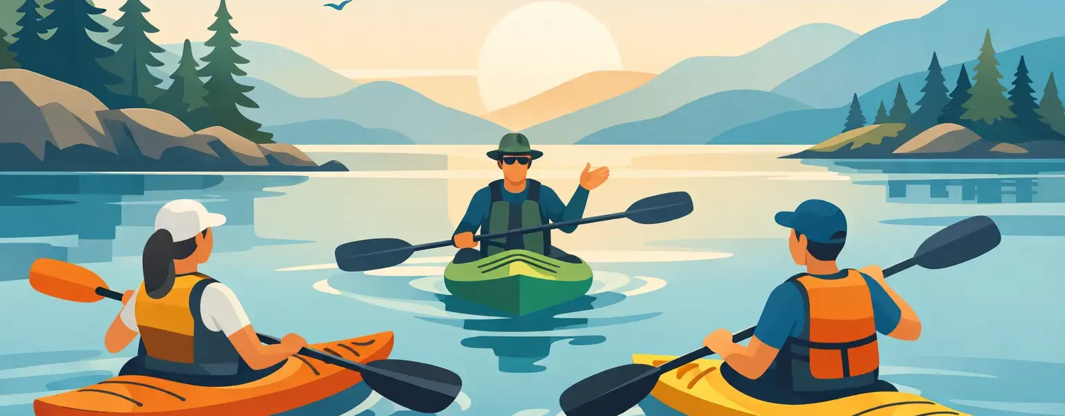 Why a Guided Kayak Tour Suits Beginners So Well